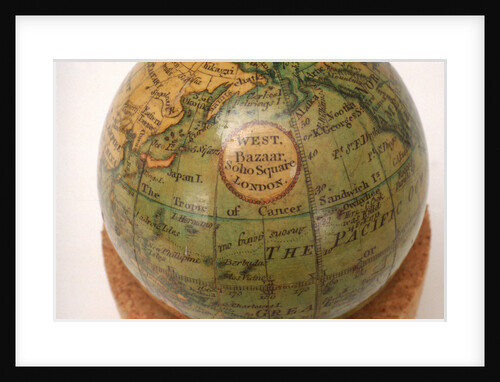 Cartouche in North Pacific Ocean by West
