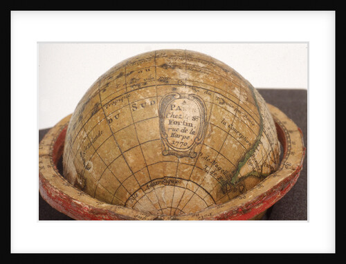 Cartouche in South Pacific Ocean by Jean Fortin