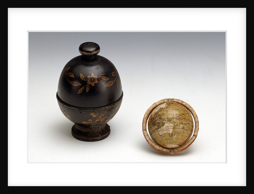Sphere and case by Jean Fortin