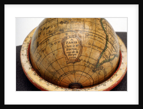 Cartouche in South Pacific Ocean by Jean Fortin