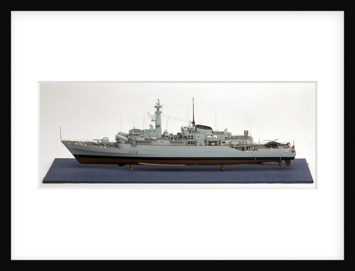 HMS 'Alacrity', port broadside by John R. Haynes