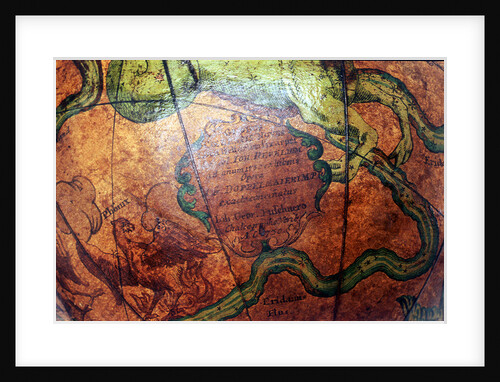 Cartouche below Cetus by Johann Gabriel Doppelmayr