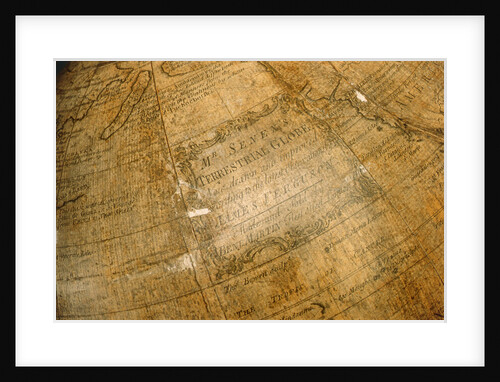 Cartouche in Pacific Ocean by Benjamin Martin