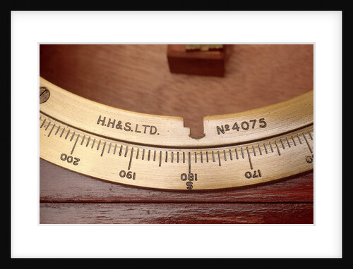 Inscription on meridian ring by Henry Hughes & Son