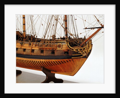 Ship of 50 guns by unknown