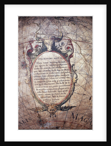 Advice in hypothetical southern continent by Willem Jansz Blaeu