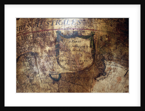 Cartouche in East Australia by Guillaume Delisle