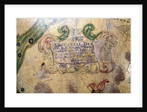 Cartouche below Eridanus by Robert Morden