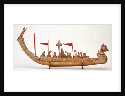 Royal barge, starboard broadside by unknown