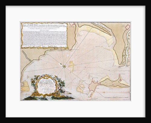 Chart of Cadiz by Joseph Smith Speer