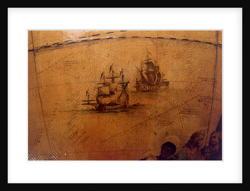 Track from Brest to Siam by Vincenzo Coronelli