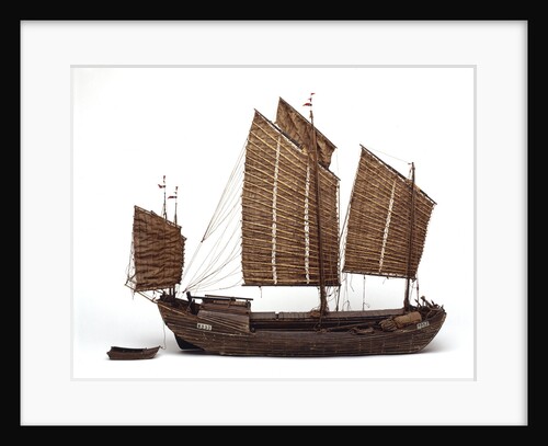 Chinese junk, starboard broadside by unknown
