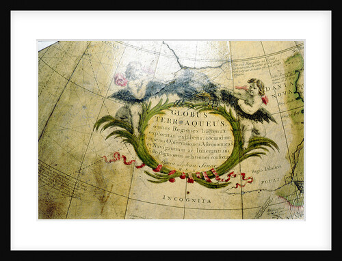 Cartouche in north-west America by John Senex