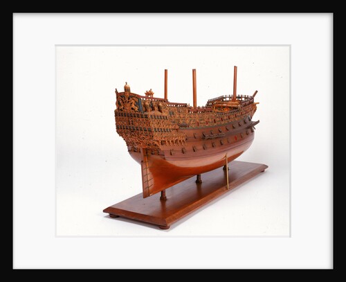 Model of 100-gun 'Sovereign of the Seas' (1637) by unknown