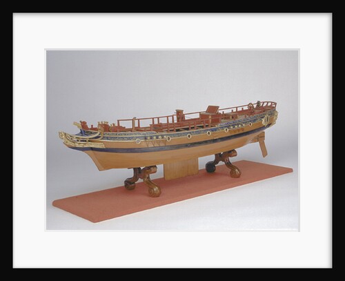 Accommodation model, yacht, starboard by Allen Hunt