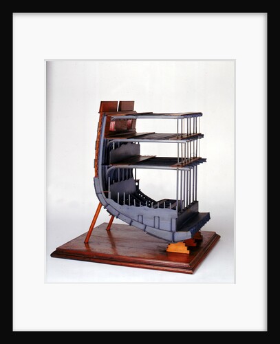 Midship sectional model of HMS 'Warrior' (1860) by unknown