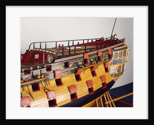 'Bellona', stern detail by George Stockwell