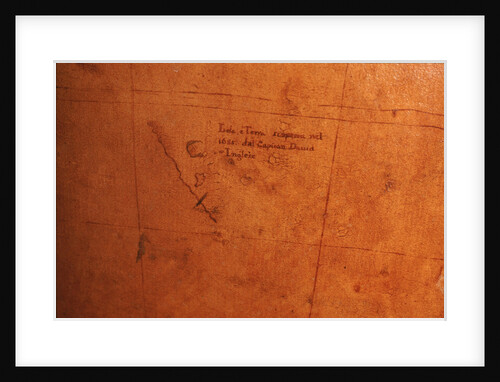 Text on discovery of Davis Land by unknown