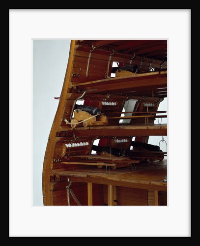 Midship sectional model of HMS 'Queen' (1839), a 110-gun first rate ship by unknown