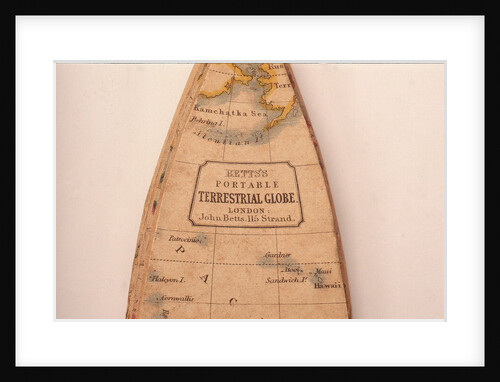 Cartouche in North Pacific Ocean by John Betts