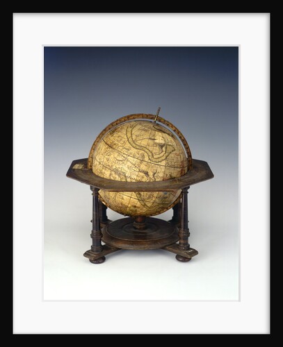 Celestial table globe by Matthaeus Seutter