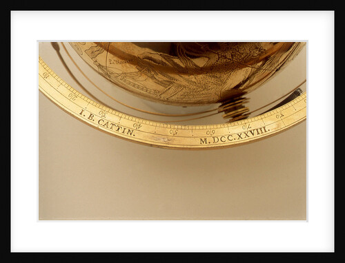 Inscription on meridian ring by Jean Baptiste Cattin