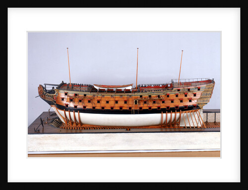 'Victory', port broadside by unknown