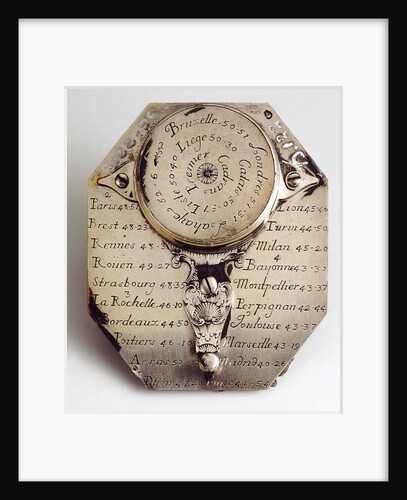 Butterfield dial, reverse by Nicolas-Eloi Baradelle