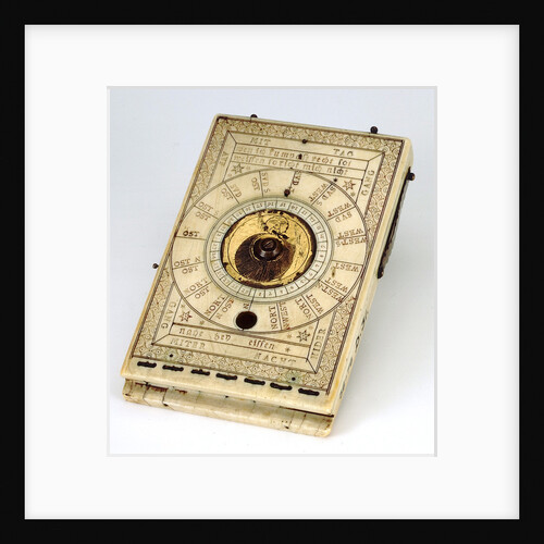 Diptych dial, leaf Ia by Paul Reinmann