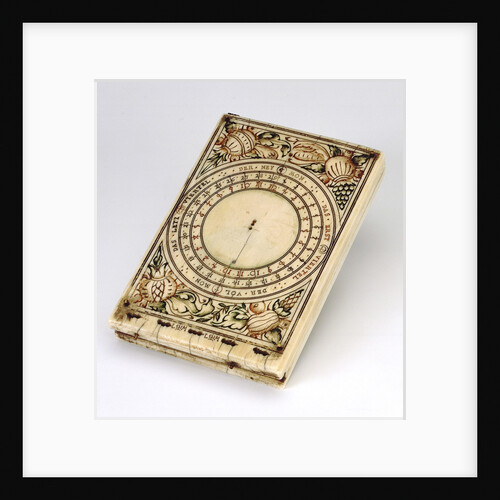 Diptych dial, leaf IIb by Lienhart Miller