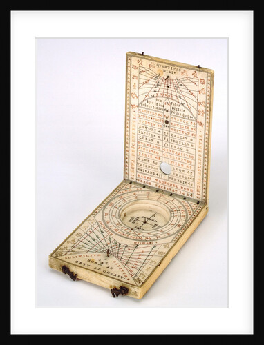 Diptych dial, leaves Ib and IIa by Hans Troschel