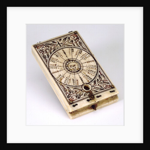 Diptych dial, leaf Ia by Lienhart Miller