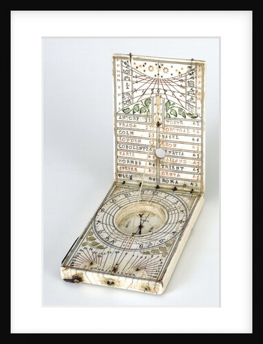Diptych dial, leaves Ib and IIa by Conrad Karner