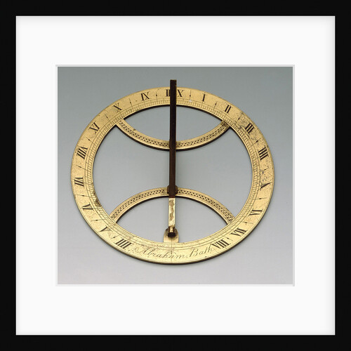 Horizontal dial by Jacob Abraham
