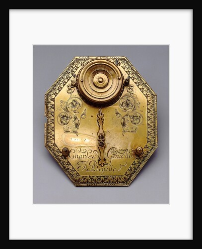 Horizontal dial, reverse by Charles Gouchon