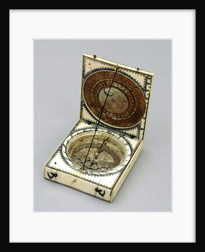 Dieppe magnetic azimuth dial, leaves Ib and IIa by unknown