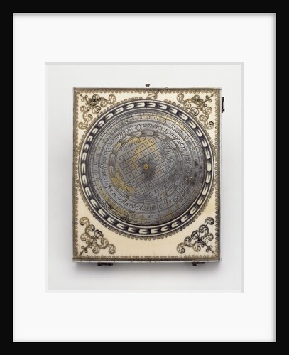 Dieppe magnetic azimuth dial, leaf IIb by Ephraim Senecal