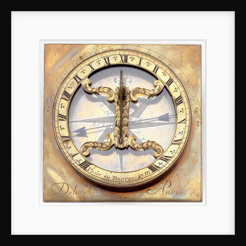 Horizontal dial by Claude Delure