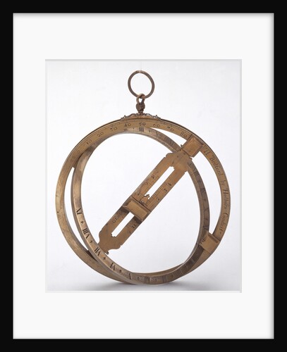 Universal equinoctial ring dial by Hilkiah Bedford