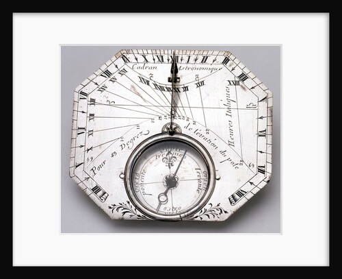 Horizontal dial by Nicolas Bion