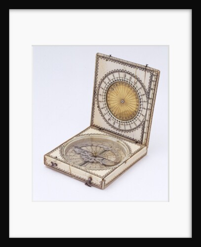 Dieppe magnetic azimuth dial, leaf IIb by Charles Bloud