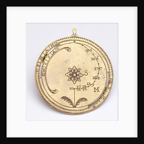 Forged vertical disc dial by unknown
