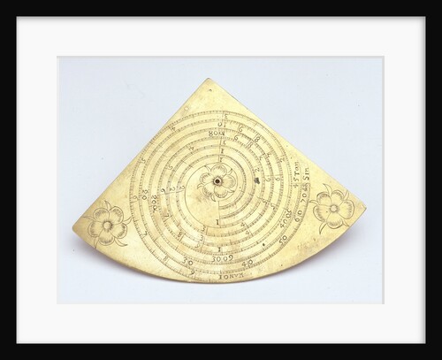 Reverse of Gunter quadrant by unknown