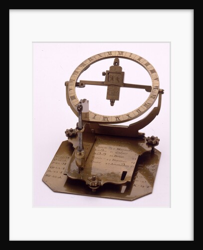 Equinoctial dial by Lefevre