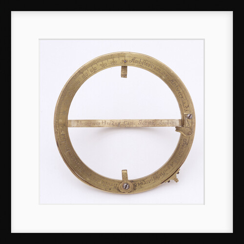 Universal equinoctial ring dial by Paul Beringer
