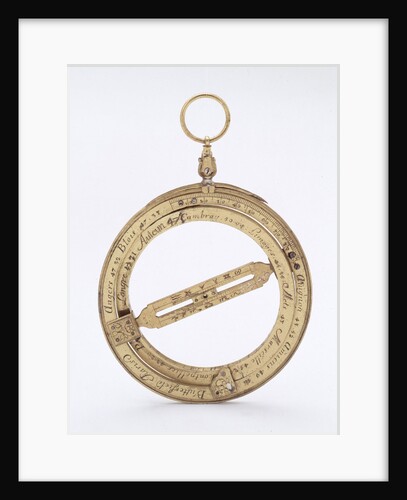 Universal equinoctial ring dial by Michael Butterfield
