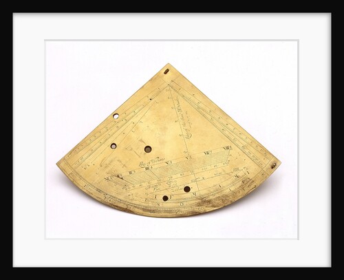 Obverse of Horary quadrant by unknown