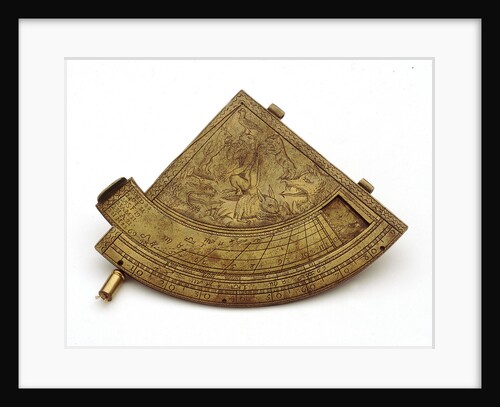 Obverse of Horary quadrant by unknown