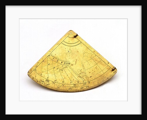 Obverse of Horary quadrant by unknown