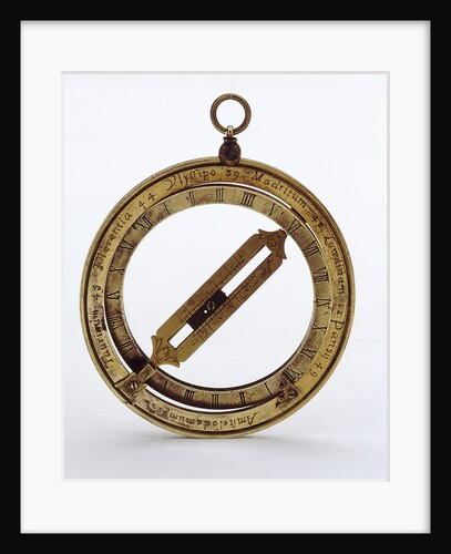 Universal equinoctial ring dial for latitudes 0˚-90˚ north by unknown